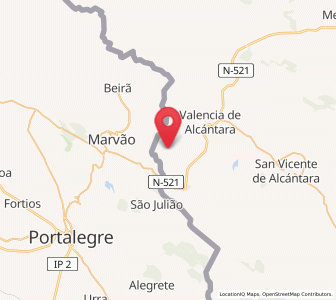 Map of Fuente Obscura, Extremadura
