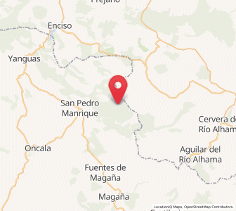 Map of Fuentebella, Castille and León