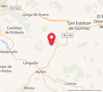 Map of Fuentecambrón, Castille and León