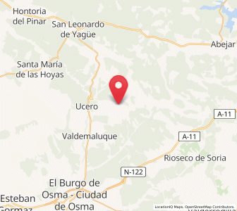 Map of Fuentecantales, Castille and León