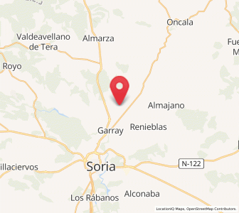 Map of Fuentecantos, Castille and León