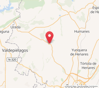 Map of Fuentelahiguera de Albatages, Castille-La Mancha