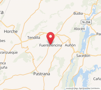 Map of Fuentelencina, Castille-La Mancha