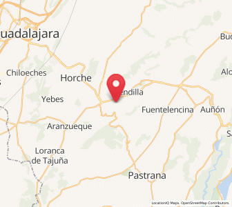 Map of Fuentelviejo, Castille-La Mancha