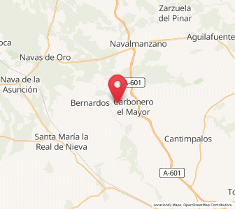 Map of Fuentes, Castille and León