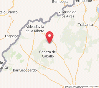Map of Fuentes de Masueco, Castille and León