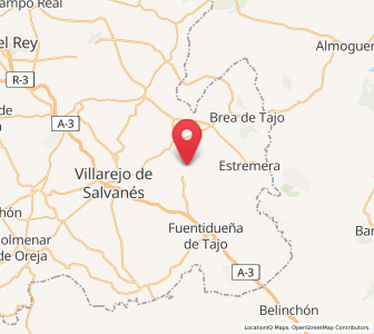 Map of Fuentesaúco, Madrid