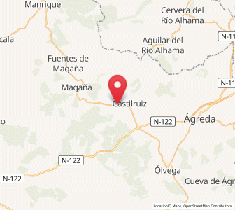 Map of Fuentestrún, Castille and León