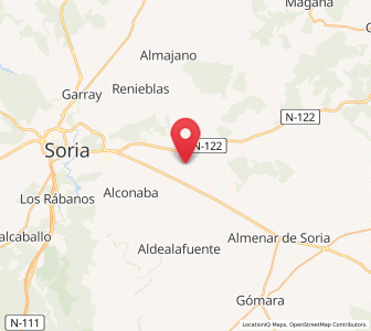 Map of Fuentetecha, Castille and León