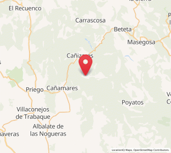Map of Fuertescusa, Castille-La Mancha