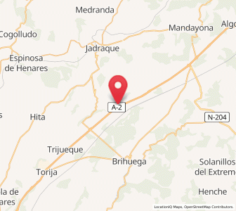 Map of Gajanejos, Castille-La Mancha