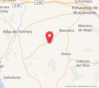Map of Gajates, Castille and León