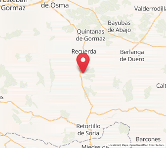 Map of Galapagares, Castille and León