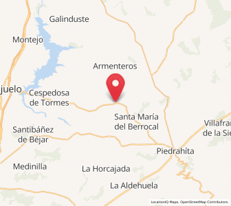 Map of Gallegos de Solmirón, Castille and León