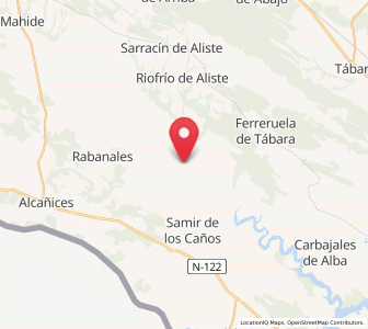 Map of Gallegos del Río, Castille and León