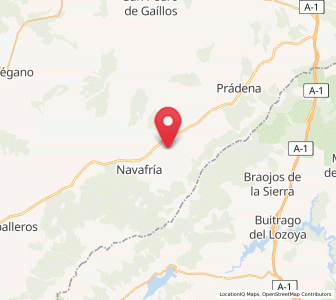 Map of Gallegos, Castille and León