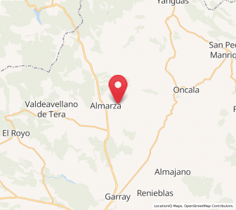 Map of Gallinero, Castille and León