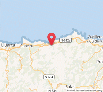 Map of Gallinero de Arcallana, Asturias
