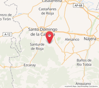Map of Gallinero de Rioja, La Rioja