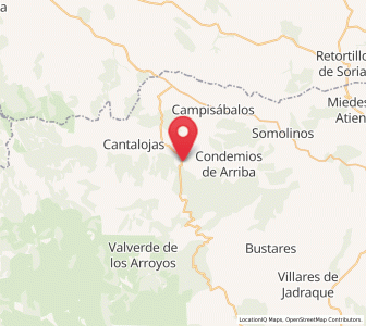 Map of Galve de Sorbe, Castille-La Mancha