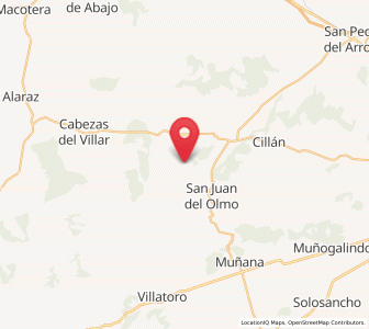 Map of Gamonal, Castille and León