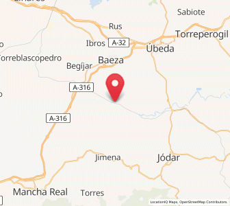 Map of Garcíez-Jimena, Andalusia