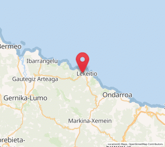Map of Gardata, Basque Country