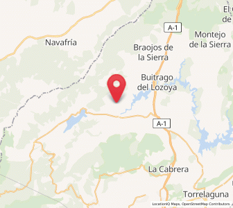 Map of Gargantilla del Lozoya, Madrid