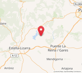 Map of Garísoain, Navarre
