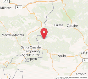 Map of Gastiáin, Navarre
