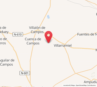 Map of Gatón de Campos, Castille and León