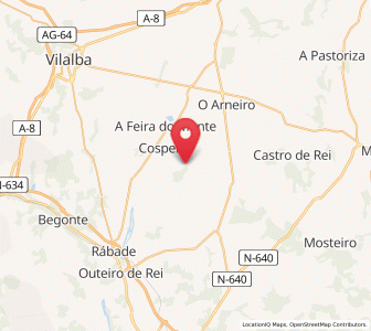 Map of Germar, Galicia