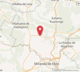 Map of Gesaltza Añana / Salinas de Añana, Basque Country