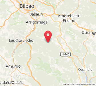 Map of Gezala, Basque Country
