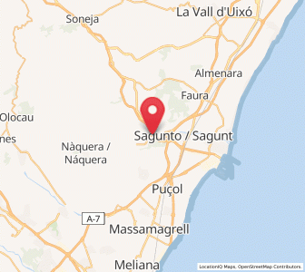 Map of Gilet, Valencia
