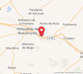 Map of Gimialcón, Castille and León