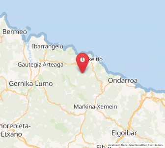 Map of Gizaburuaga, Basque Country