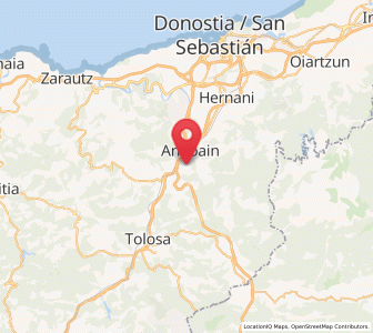 Map of Goiburu, Basque Country