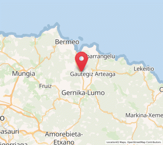 Map of Goierria, Basque Country