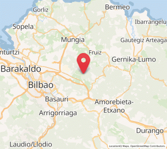 Map of Goitioltza, Basque Country