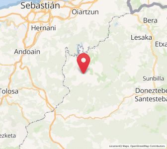Map of Goizueta, Navarre