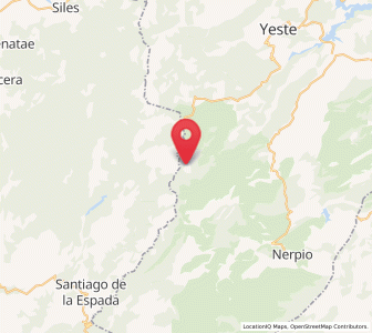 Map of Gontar, Castille-La Mancha