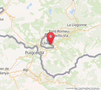 Map of Gorguja, Catalonia