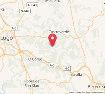 Map of Goy, Galicia