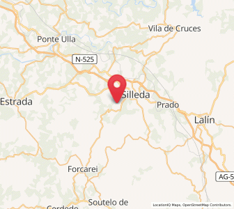Map of Graba, Galicia