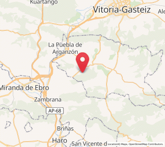 Map of Grandíval, Castille and León