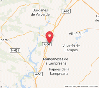 Map of Granja de Moreruela, Castille and León