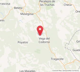 Map of Gregoriete, Castille-La Mancha