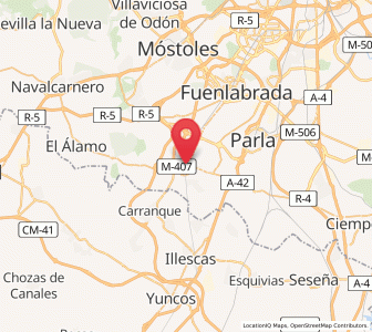 Map of Griñón, Madrid