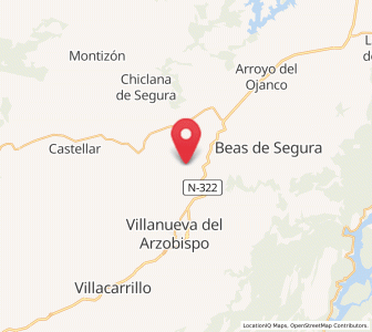 Map of Guadahornillos, Andalusia